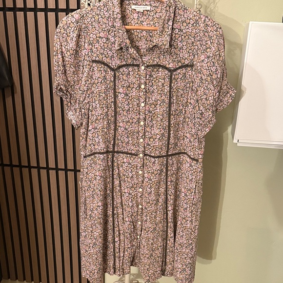 American Eagle - Floral Button-Up Dress - XL - Picture 1 of 4